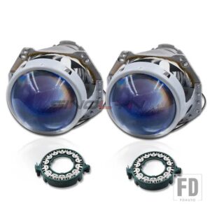 3.0 インチブルーバイキセノンレンズ D2S D1S D3S D4S HID HELLA 3R G5 ヘッドライトプロジェクターレンズカーライトアクセサリーチューニング - Without Devil