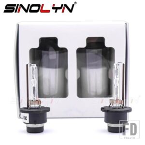 D2S D2C HID キセノンランプバイキセノンプロジェクターレンズ電球ヘッドライトアクセサリーレトロフィット DIY 4300K 6000K 8000K 12V 35W - 4300K White Yellow