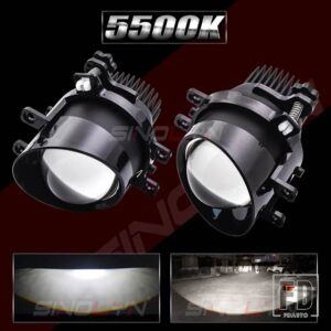 トヨタ BI LED フォグランプ調整ブラケット PTF カローラ/ヤリス/ハイラックス/カムリ/オーリス/RAV4 3.0 インチ LED レンズカーアクセサリー - 5500K