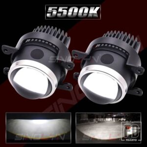 フォード 2.5インチバイ LED フォグランプフォーカス 2 3 MK2 - 5500K
