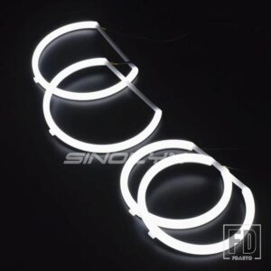 BMW LED エンジェルアイ E53 X5 ハロゲンキセノンヘッドライトコットンライトハローチューニング自動車ライトアクセサリーレトロフィット - Only White