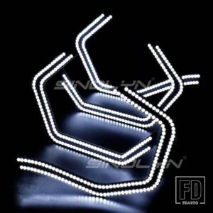 BMW エンジェルアイズ M4 スタイル E46 F10 E90 F30 E60 F31 F32 F34 F01 F02 F80 F82 F83 M2 ヘッドライト DRL LED DTM ハローリング象徴 LED - SMD Angel Eyes