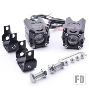 LED スポットライトコンボ運転車レンズ 3 モード補助ライト白黄色防水車/バイク/トラックレトロフィット - Spotlights V1