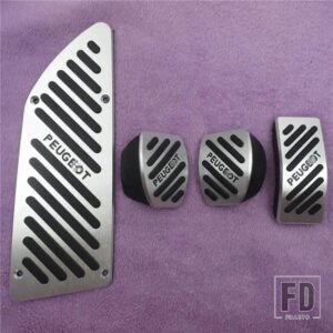 プジョー 装飾アクセサリー 307 308 407 408 AT/MT ブレーキクラッチアクセルフットレストリペアペダルパッドカバー - MT 4PCS