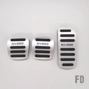 日産 アクセルガスブレーキクラッチペダルフットレストペダルプレートカバー AT/MT NV200 2010-2015-18 アクセサリー - Automatic 2pcs