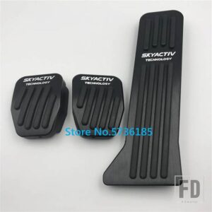マツダ 燃料フットペダルブレーキペダルカバー 2 3 BL BM 6 GH GJ CX-5 CX5 CX 5 CX3 CX7 CX9 2015-19 アクセサリー - MT 3pcs Black
