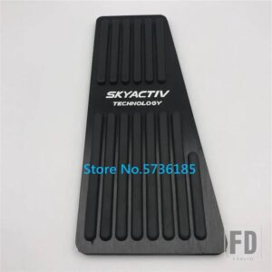マツダ 燃料フットペダルブレーキペダルカバー 2 3 BL BM 6 GH GJ CX-5 CX5 CX 5 CX3 CX7 CX9 2015-19 アクセサリー - LHD 1pcs Black