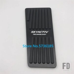 マツダ 燃料フットペダルブレーキペダルカバー 2 3 BL BM 6 GH GJ CX-5 CX5 CX 5 CX3 CX7 CX9 2015-19 アクセサリー - RHD 1pcs Black