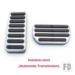 スズキ リペアペダルカバー SX4 エリオ CIAZ VITARA S-クロススプラッシュイグニスキザシサイドキックサムライ装飾アクセサリー - StainlessSteel(AT)
