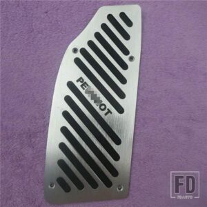 プジョー カーアクセサリー 308 408 508 2014 2021 AT/MT アルミアクセルブレーキフットレストペダル装飾パッド - Footrest Pedal