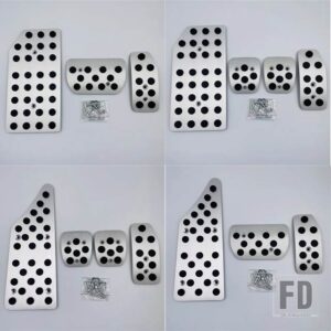 ホンダ ペダルキット フィット/ジャズ 2008 2024 アクセルブレーキフットレストペダルパッドカバー装飾アクセサリー - Automatic 2008-2011