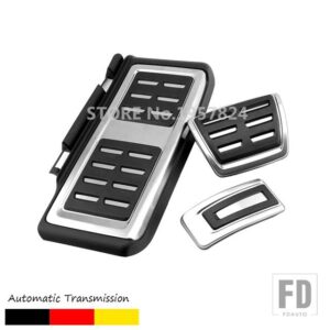 VW 車ペダルカバーT-クロス T クロス C11 2019-23 アクセルブレーキ滑り止め装飾パッド - Automatic (3pcs)