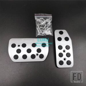 車ペダルキット大宇 MATIZ AT/MT アクセルフットレストパッドカバー装飾アクセサリー - Automatic 2pcs