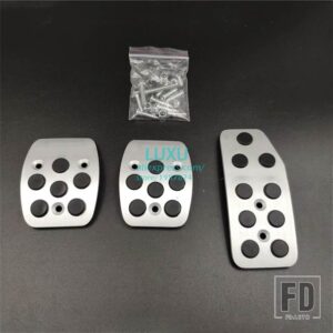 車ペダルキット大宇 MATIZ AT/MT アクセルフットレストパッドカバー装飾アクセサリー - Manual 3pcs