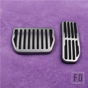 ジャガー ステンレスカーアクセサリー XE XF F-PACE F PACE 2015-2018 ガスブレーキフットレストリペアペダル装飾パッドカバー - Gas Brake Pedal