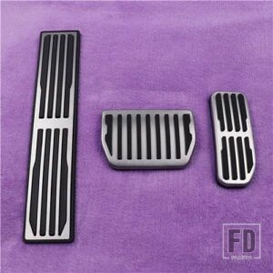 ジャガー ステンレスカーアクセサリー XE XF F-PACE F PACE 2015-2018 ガスブレーキフットレストリペアペダル装飾パッドカバー - Whole set