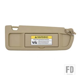 ホンダ 運転席助手席側サンバイザー シビック 39022 83230-SNA-A01ZB ベージュサンバイザー - Right Passenge
