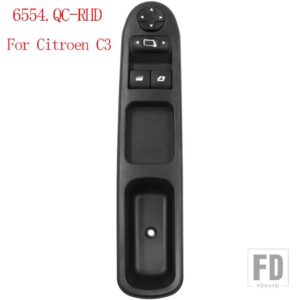 シトロエン プジョー マスター電動パワーウィンドウコントロールスイッチ 307 207 C3 ピカソ 2000 + 6554KT 6554QC 6554HA 6554ER 6554CF - 6554QC-RHD