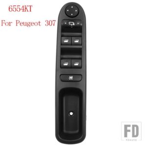 シトロエン プジョー マスター電動パワーウィンドウコントロールスイッチ 307 207 C3 ピカソ 2000 + 6554KT 6554QC 6554HA 6554ER 6554CF - 6554KT