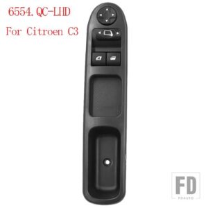 シトロエン プジョー マスター電動パワーウィンドウコントロールスイッチ 307 207 C3 ピカソ 2000 + 6554KT 6554QC 6554HA 6554ER 6554CF - 6554QC-LHD