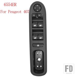 シトロエン プジョー マスター電動パワーウィンドウコントロールスイッチ 307 207 C3 ピカソ 2000 + 6554KT 6554QC 6554HA 6554ER 6554CF - 6554ER