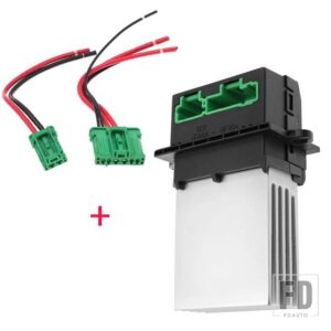 プジョー 406 207 607 ヒーターブロワー抵抗ブロワーモーターファン抵抗器 6441.L2 ルノー風光明媚なグランドメガーヌクリオモデュス - Resistor and Wire