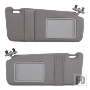 トヨタ サンバイザー ライトなし カムリ 39387 74310-06750-E0 74320-06780-B0 運転席側 - Grey Left and Right