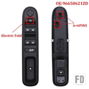 プジョー 96650620ZD 96650621ZD マスターパワーウィンドウスイッチ 3008 5008 ワゴン 2009-2016 左フロントリフター制御スイッチ - Electric Fold