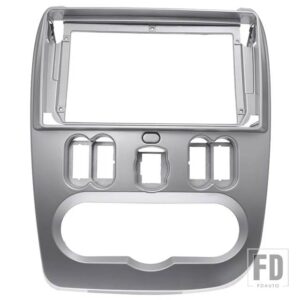 2 DIN カーラジオフレームルノーローガンサンデロ DACIA ダスターダブル DIN フェイシア DVD フレームアダプタ CD パネルダッシュトリムベゼル - 9 Inch