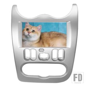 2 DIN カーラジオフレームルノーローガンサンデロ DACIA ダスターダブル DIN フェイシア DVD フレームアダプタ CD パネルダッシュトリムベゼル - 178X100