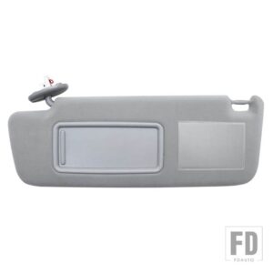 トヨタ サンバイザー ランドクルーザー J12 2002-2009 プラド LC120 2003-2009 運転席側 LED ランプ付き 74310-6A020 - Grey Left Driver