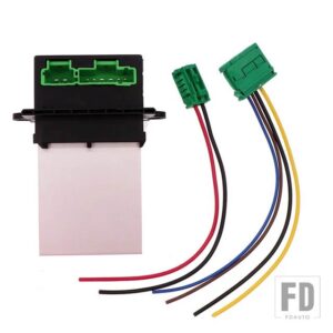 シトロエン プジョー 日産 6441L2 27150-ED70A ブロワーモーターヒーターファン抵抗器 + コネクタ/ワイヤー ティーダリヴィナルノー 27150ED70 - Resistor n connector