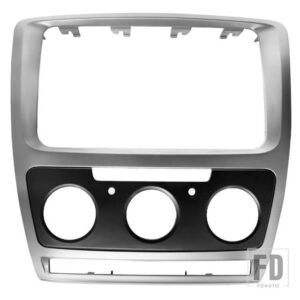 2 DIN 車再装着 DVD フェイシアフレームシュコダオクタビアダッシュマウントトリムキットフレームオーディオフェイシアステレオラジオ DVD CD - Manual AC