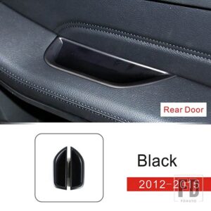 メルセデスベンツ ドア収納ボックス装飾カバートリム Eクラス W212 W213 黒インテリアアクセサリー - 2 piece