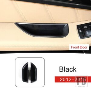 メルセデスベンツ ドア収納ボックス装飾カバートリム Eクラス W212 W213 黒インテリアアクセサリー - 2 piece2