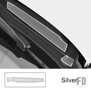BMW ステンレスフードドレンエンジンダストカバートリム 5シリーズ I5 G60 2024 インテリアアクセサリー - Silver