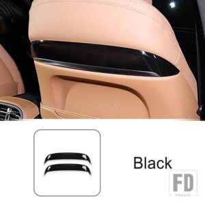 メルセデスベンツ シートバックパネル装飾カバートリム Eクラス W214 2024 インテリアアクセサリー - Black