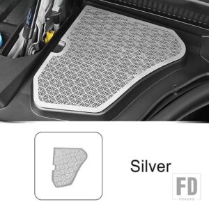 BMW ステンレスエンジンコンパートメントダストカバーキャビンエアアウトレットグリル装飾 5シリーズ I5 G60 2024 スタイリング - Silver