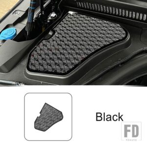 BMW ステンレスエンジンコンパートメントダストカバーキャビンエアアウトレットグリル装飾 5シリーズ I5 G60 2024 スタイリング - Black