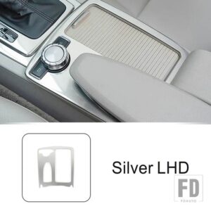 メルセデスベンツ ステンレスセンターコンソール水カップホルダーフレーム装飾カバートリム C Eクラス W204 W212 スタイリング - 1 piece