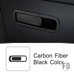 メルセデスベンツ ステンレス副パイロットグローブボックスパネル装飾カバートリム AB クラス W177 W247 CLA C118 GLA H247 GLB X247 - Carbon Fiber Color