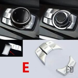 BMW マルチメディアボタン装飾カバーフレームトリム F25 F26 F06 F07 G38 F15 F16 F10 F30 6/7シリーズ F20 F34 F36 F21 F48 - 1 set3