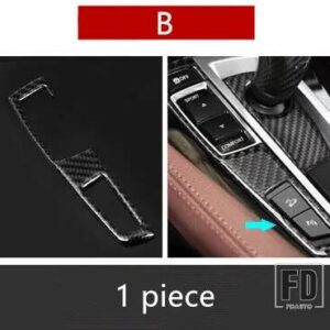 BMW センターコンソールフレーム装飾カバートリム 7シリーズ 730 740 750 2009-15 カーボンインテリアアクセサリー - 1 piece