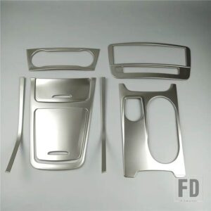 メルセデスベンツ コンソール装飾トリムステンレスエアコン収納ボックス CD パネルカバーストリップ GLA CLA Aクラス - 8 pieces