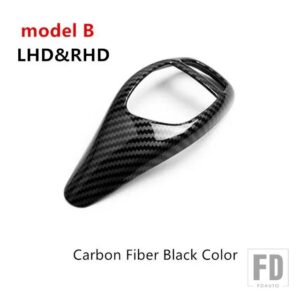 BMW カーボンスタイルギアシフトハンドルスリーブカバートリム F20 F21 F22 F23 F30 F31 F34 F35 F32 F33 F36 インテリアアクセサリー - model B black