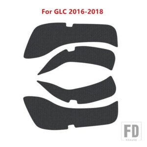メルセデスベンツ ドア抗キックパッドマットカーボンステッカー 4個 GLA CLA GLC Cクラス W205/Eクラス W213 - GLC