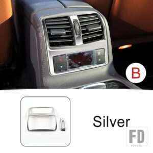 メルセデスベンツ ステンレスリアエアコンベントパネル装飾カバートリム CLS W218 CLS260 300 320 350 2012-2017 - 2 pieces