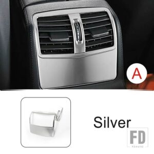 メルセデスベンツ ステンレスリアエアコンベントパネル装飾カバートリム CLS W218 CLS260 300 320 350 2012-2017 - 2 pieces2