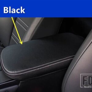 レクサス 革中央アームレスト収納ボックススリーブ装飾 NX 300H 200T 200 インテリアアクセサリー - Black