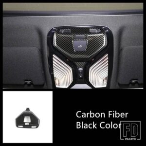 BMW ルーフ読書ランプパネル装飾カバートリム 5/3シリーズ G30 G20 G28 2018-2020 ドームライトインテリアアクセサリー - Carbon Fiber Color